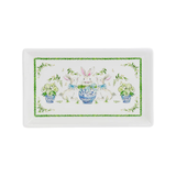 Boxwood Bunny Rectangle Plate