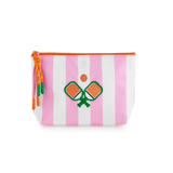 Stripe Paddles Medium Zip Pouch