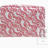 Luxe Gloss Wash Bag Medium All Hearts Red