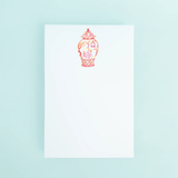 Orange Mahjong Ginger Jar Notepad