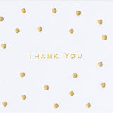 Gold Dots Thank You Notes
