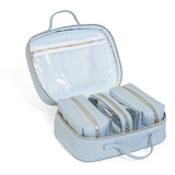 Luxe Trvl2 Cosmetic Toiletry Case Woven Surf
