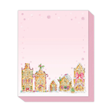 Pink Gingerbread House Village Stack Pad