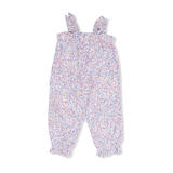 Elizabeth's Garden Ruffly Strap Overall