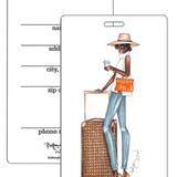 "Kimberly" luggage tag