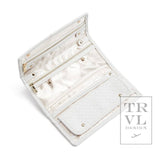 Bridal White Luxe Jewelry Wallet