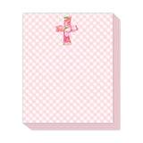 Pink Cross on Gingham Short Stack