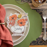 Die-cut Bright Green French Frame Placemat
