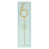 Gold Sparkler Number Candle