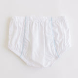 Blue Trim Diaper Cover