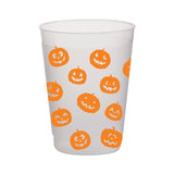 Halloween Pumpkin Pattern Frost Flex Cups