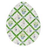 Boxwood Trellis Egg Plate