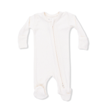 Solid Sugar Swizzle 2 Way Zipper Footie