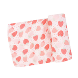 Strawberry Bliss Swaddle Blanket