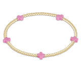 egirl Signature Cross Small 2mm Bright Pink