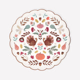 Folk Fall Salad Plates