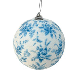 Blue and White Felt Ornament