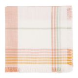 Happy Day Plaid Fringe Napkin