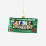 Vintage Christmas Lights Ornament