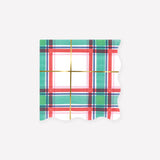 Plaid Bev Napkins