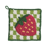 Strawberry Crochet Trivet