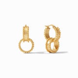 Gold Marbella 2-in-1 Earring