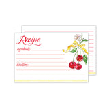 Cherries Recipe Card 4x6