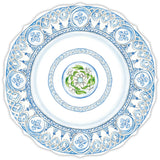 Blue Garden Party Plate Posh Die-Cut Placemat