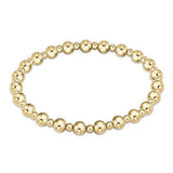 Classic Grateful Pattern Gold 6mm Bt