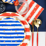 Patriotic Confetti Cocktail Napkin