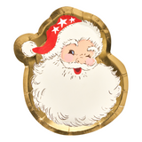 Vintage Santa Die Cut Plate