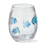 Fish Bubble Glass Stemless Wine