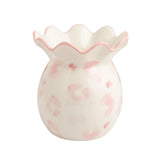 Med Pink Leopard Vase