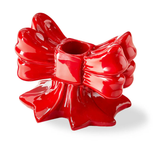 Very Merry Red Bow Taper Holder