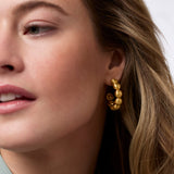 Gold Solara Nova Hoop Small