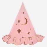 Pink Witch Hat Plates
