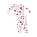 Touchdown Time Red L/S Loungewear Set