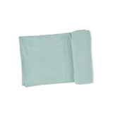 Solid Misty Blue Swaddle Blanket