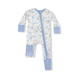 Sweet Rose Calico 2 Way Zipper Romper