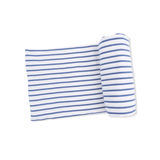 Navy Stripe Swaddle Blanket