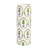 Topiary Pattern Stem Vase