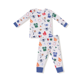 Game Day Grey L/S Loungewear Set