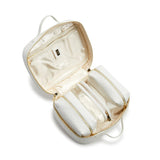 Luxe Trvl2 Cosmetic Toiletry Case Woven Blanc