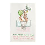 Soft Serve Funny Towel