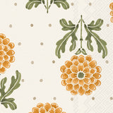 Simple Flower Yellow Guest Napkin