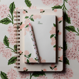 Pink Hydrangea Notepad