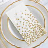 Gold Confetti Guest Napkins