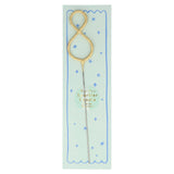 Gold Sparkler Number Candle