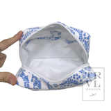 Luxe Gloss Wash Bag Medium All Hearts Blue