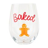 Christmas Icon Wine Glasses